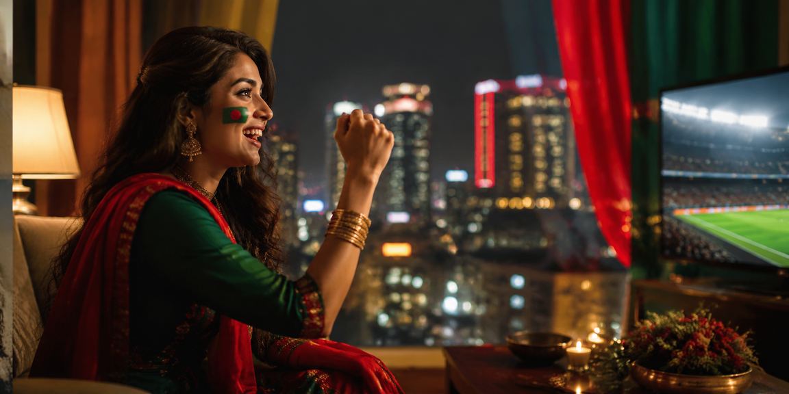ঢাকায় বিনোদনমূলক পরিবেশে অনলাইন বেটিং উপভোগ করছেন ব্যবহারকারী