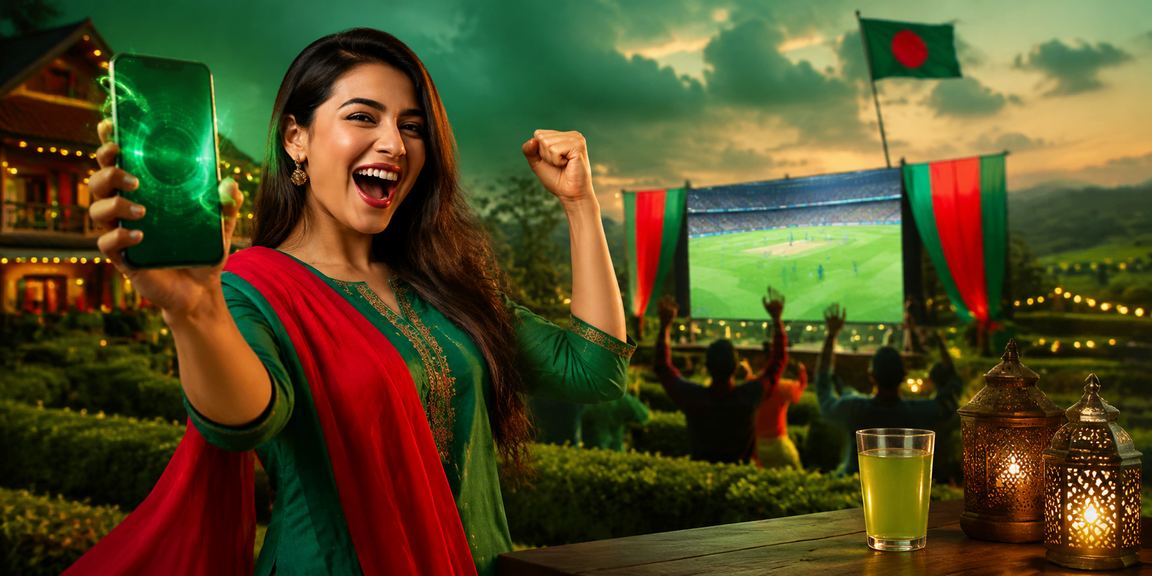 সিলেটে ক্রিকেট বেটিং উপভোগ করছেন একজন তরুণ বেটর